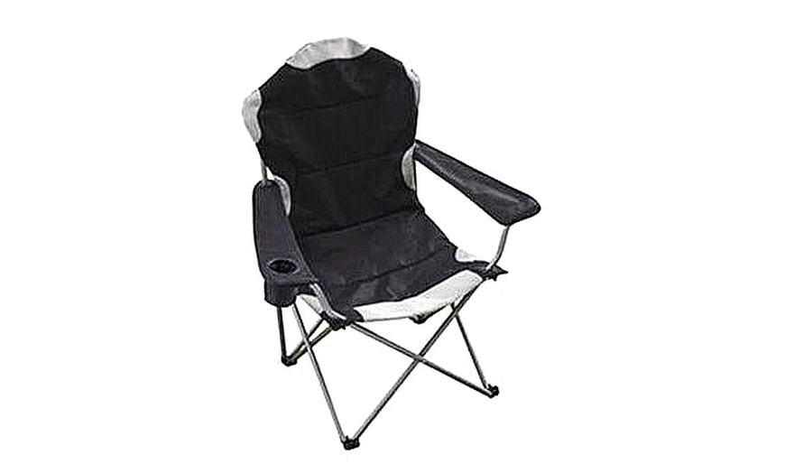 Image 13: Folding Camping Chairs Padded with Cup Holder