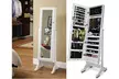 From $119 for a Wooden Full-Length Mirrored Jewellery Cabinet in White or Brown (Don't Pay $299) - Image 5