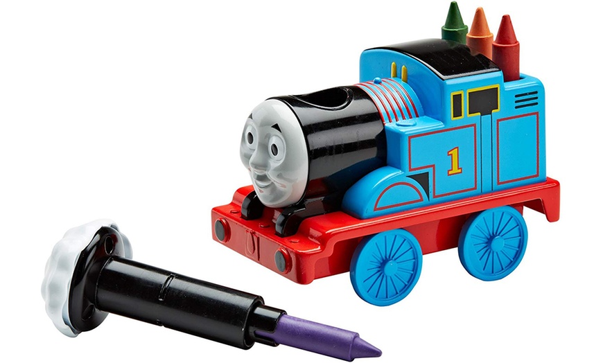 Image 3: Thomas Bath Crayons Engine