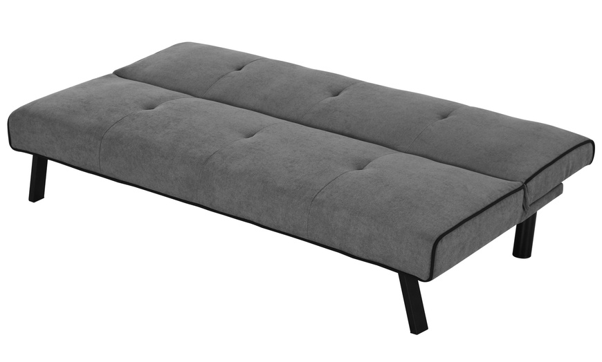 homcom 3 seater sofa bed