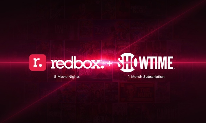 One Month of SHOWTIME + 5 Redbox Movie Nights