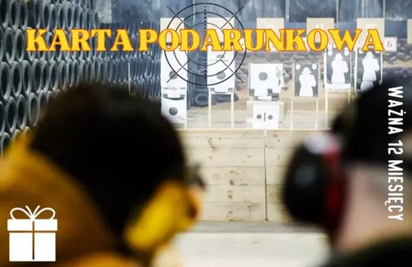 Karta podarunkowa ważna 12 miesięcy na usługi w Strzelnicy Colt