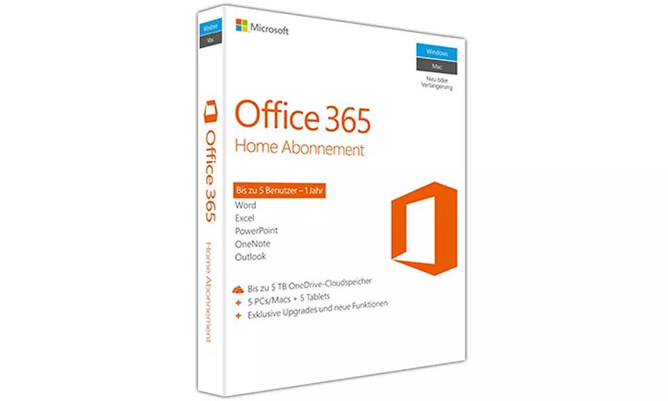 Microsoft Office 365 Home - 2016 Version - Second Medium