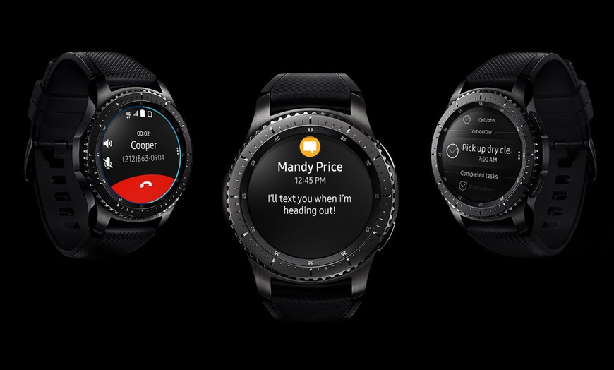 Image 2: Samsung Gear S3 Smartwatch