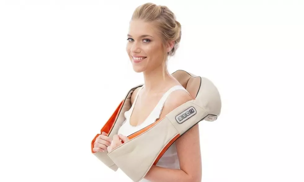 Masajeador eléctrico con función calor y masaje bidireccional