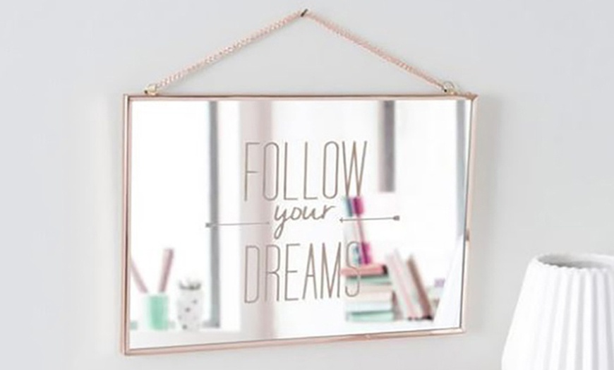 Image 1: Follow Your Dreams Mirror