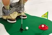WC-Golfspiel mit Teppich, Schläger und Loch mit Fahne - Second Medium