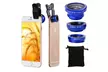 1 ou 2 kits objectif photo pour smartphone 3 en 1 - Second Medium