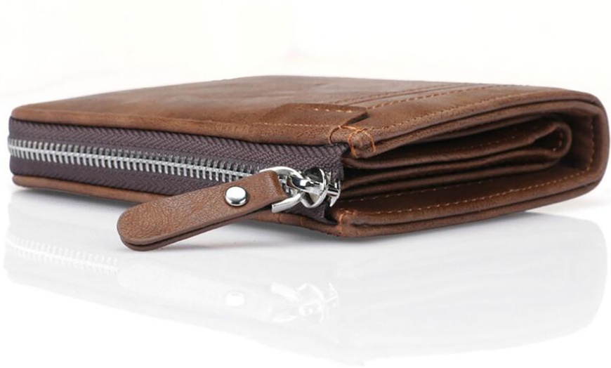 Image 4: One or Two Zippered RFID Wallets