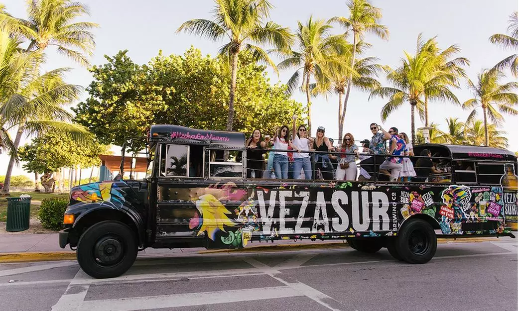 $785 for Two-Hour BYOB Open Air Party Bus Rental for Up to 30 at Rumba Tours ($1,050 Value) - Primary Image