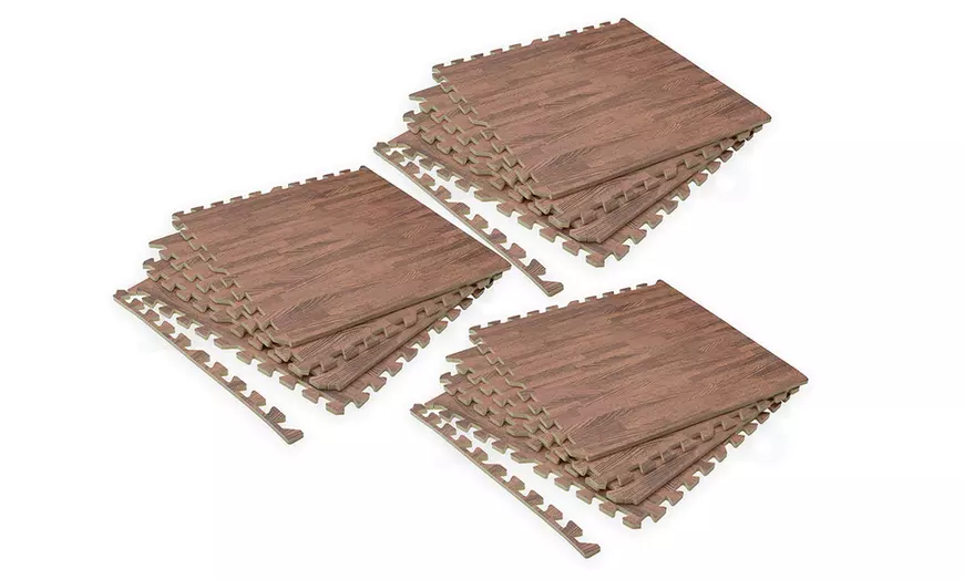 Image 16: 4 Interlock Foam Floor Mats