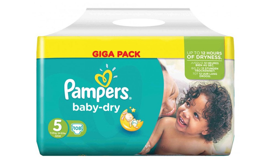 Image 2: Two Pampers Baby Dry Giga Packs