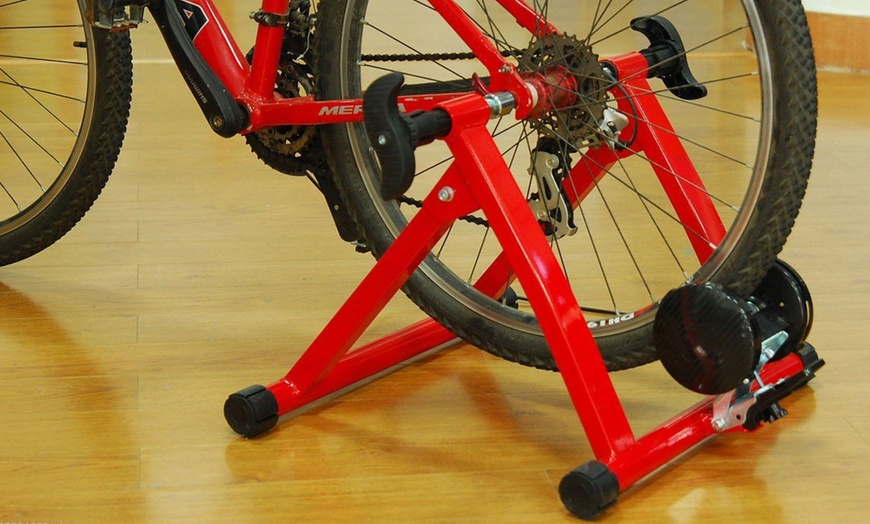 Image 1: Indoor Bicycle Trainer