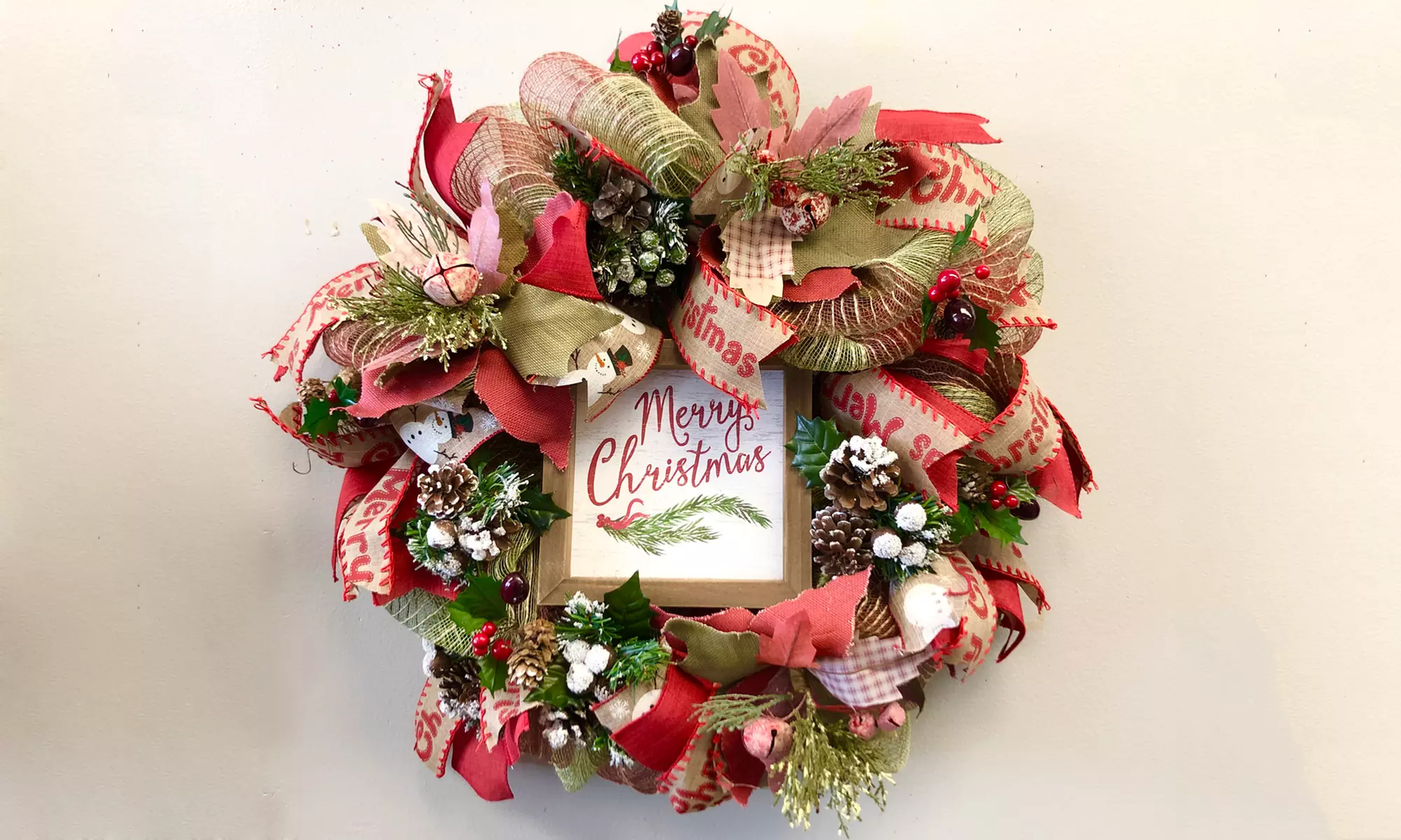 BYOB Paint and Sip or Wreath Making Class for One at ICreate Studio (Up to 17% Off) - Second Medium