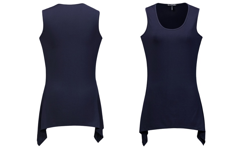 Image 3: Women's Dip Hem Vest Top