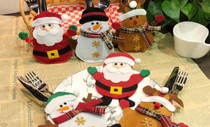 Up to 12 Cute Christmas Cutlery Holders