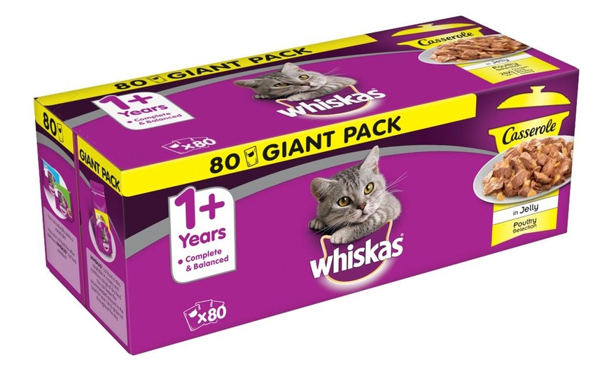 Image 13: Whiskas 80-Pouch Cat Food Box