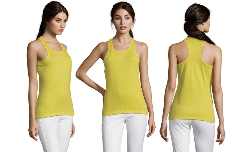 Image 3: Five-Pack of Women's Yellow Undershirts