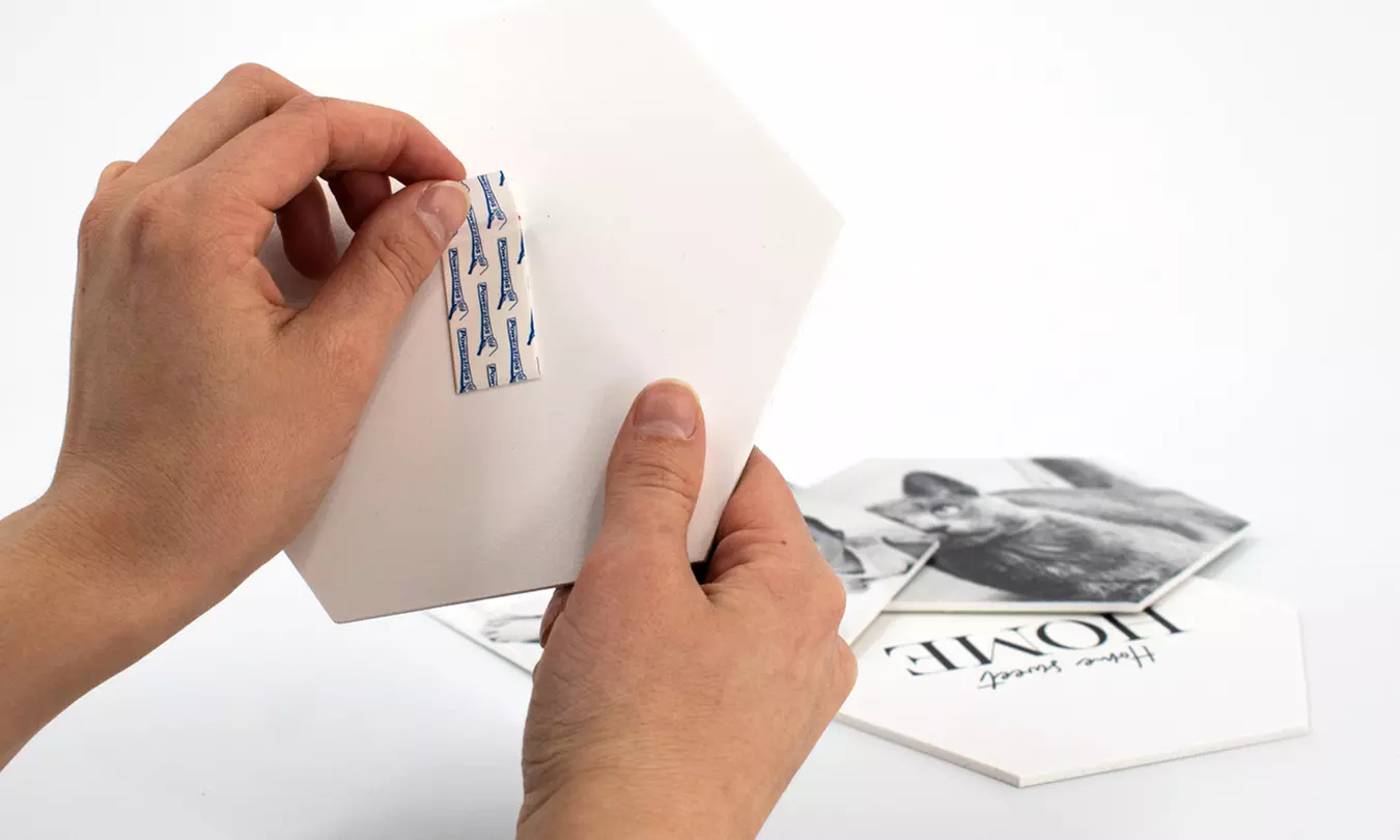 Hexagon foto´s voor aan je muur