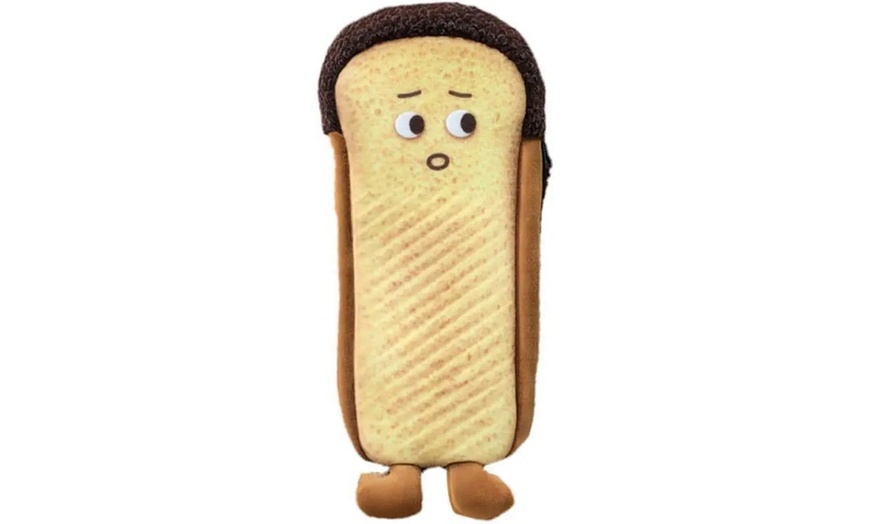 Image 11: One or Three Funny Bread Pencil Cases