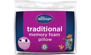 One, Two or Four Silentnight Traditional Memory Foam Pillows