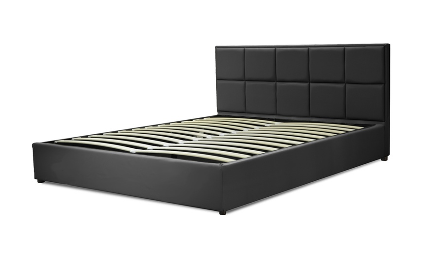 Image 8: Lit coffre Florence Simili cuir, matelas ''Empereur'' en option