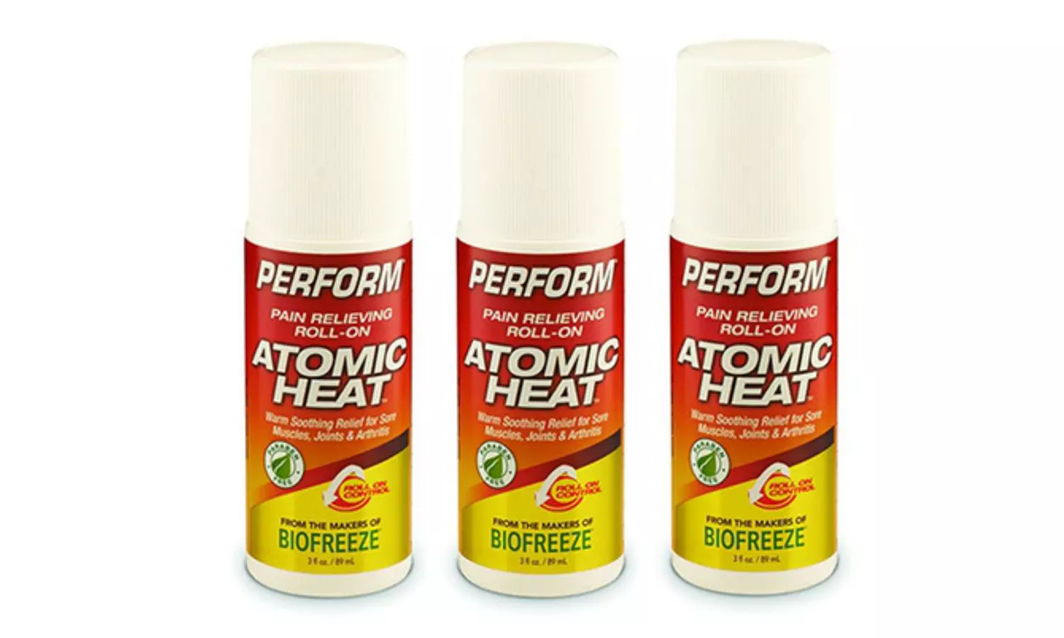  Perform by Biofreeze Atomic Heat Pain-Relieving Cream (3-Pack)  - Primary Image