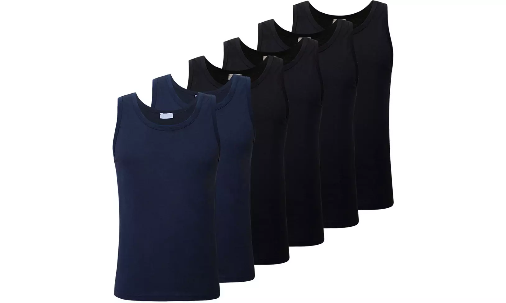 Set da 3 o 6 canotte o magliette da uomo Liabel