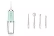 One or Two Electric Water-Resistant Cordless Water Flosser with Four Nozzles - Second Medium