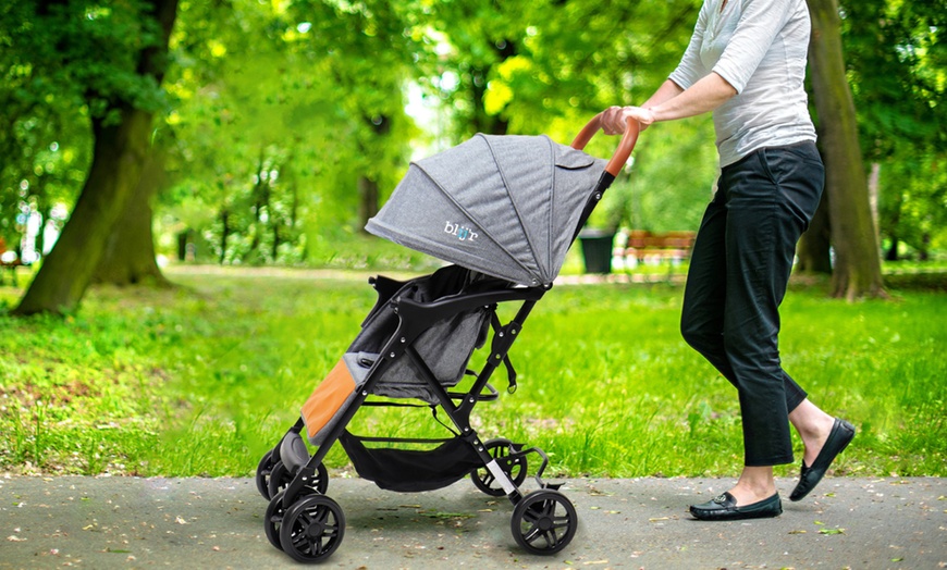 Image 3: Pram with Canopy and Mosquito Net