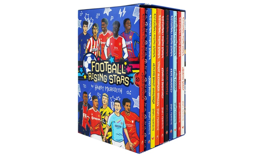 Image 1: Football Rising Stars 10 Books Box Set