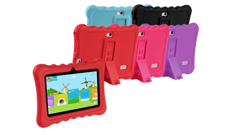 Image 3: 7'' 8GB Kids Tablet with Case