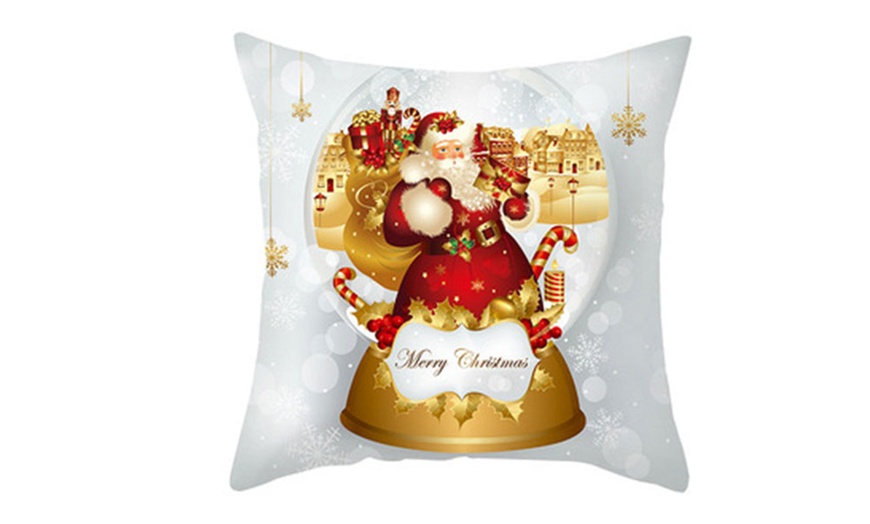 Image 24: One or Two Christmas Decorative Cushion Covers