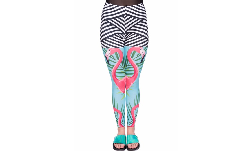 Image 22: Kukubird Novelty Leggings