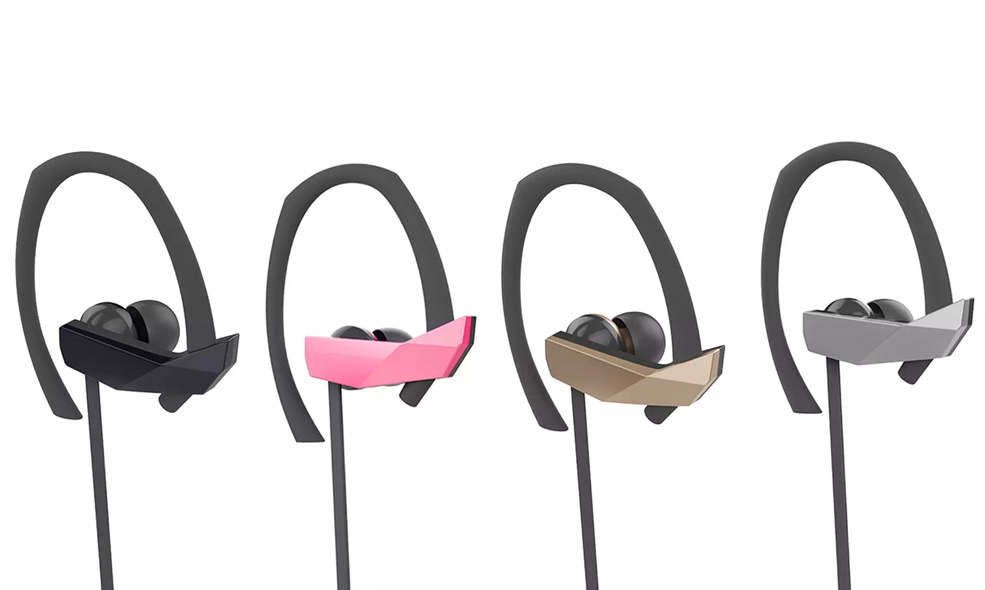 Tech2 EDGE Sports Wireless Bluetooth Earbuds with Built-In Mic - Primary Image