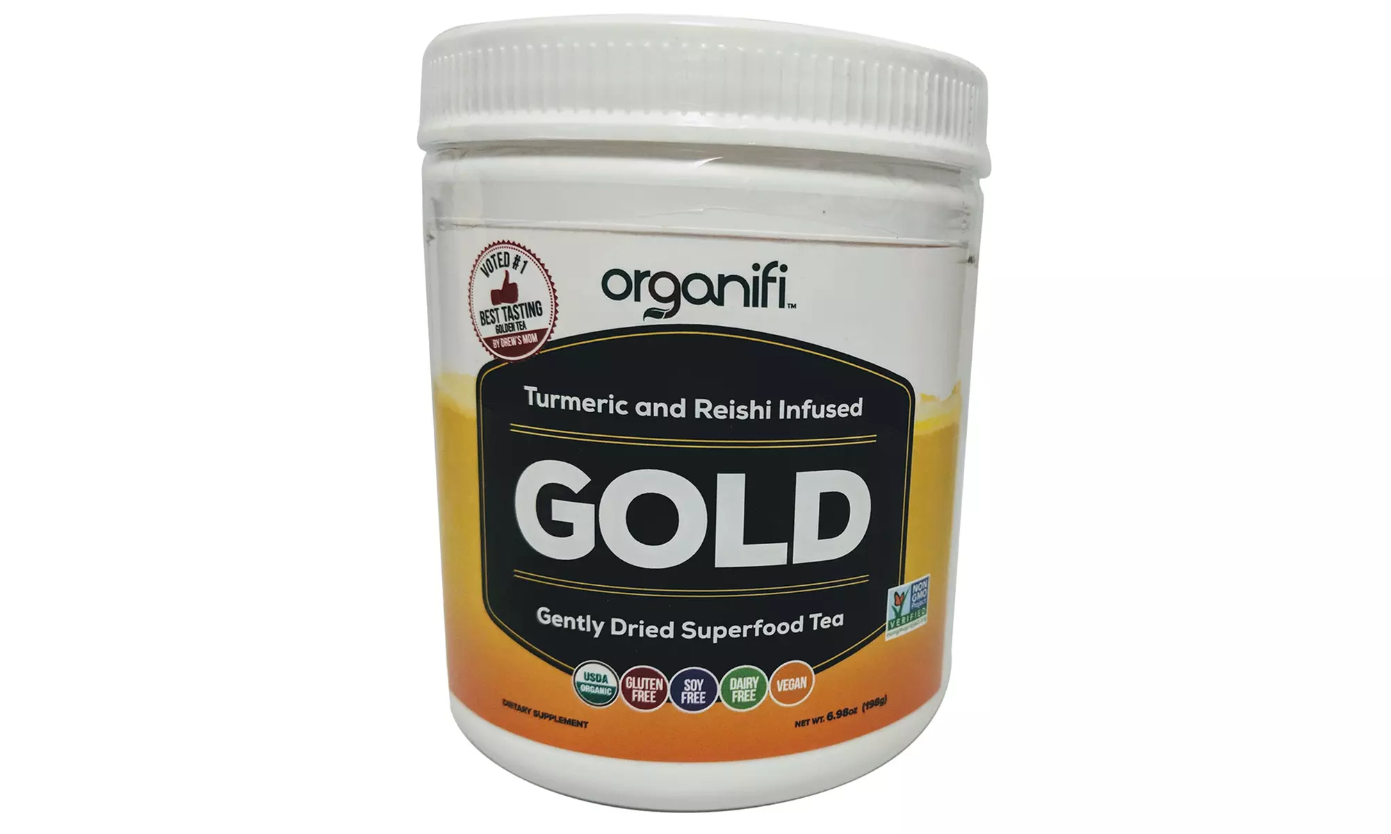 Organifi Turmeric and Reishi Infused Gold Superfood Powder (6.98 Oz.) - Primary Image