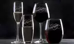 Personalized Wine Gift: Custom Etched Wine Bottles & Gift