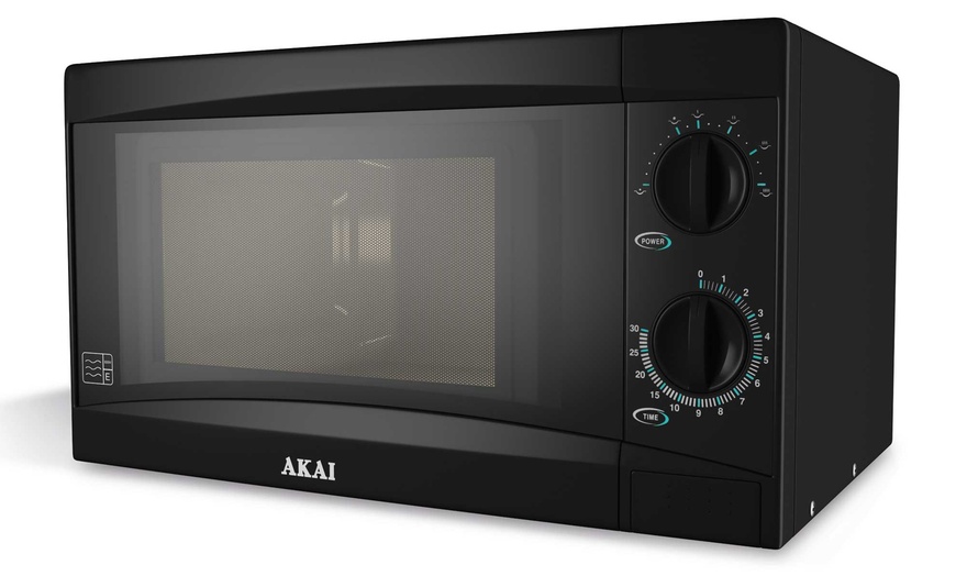 Image 1: Akai 800W Microwave