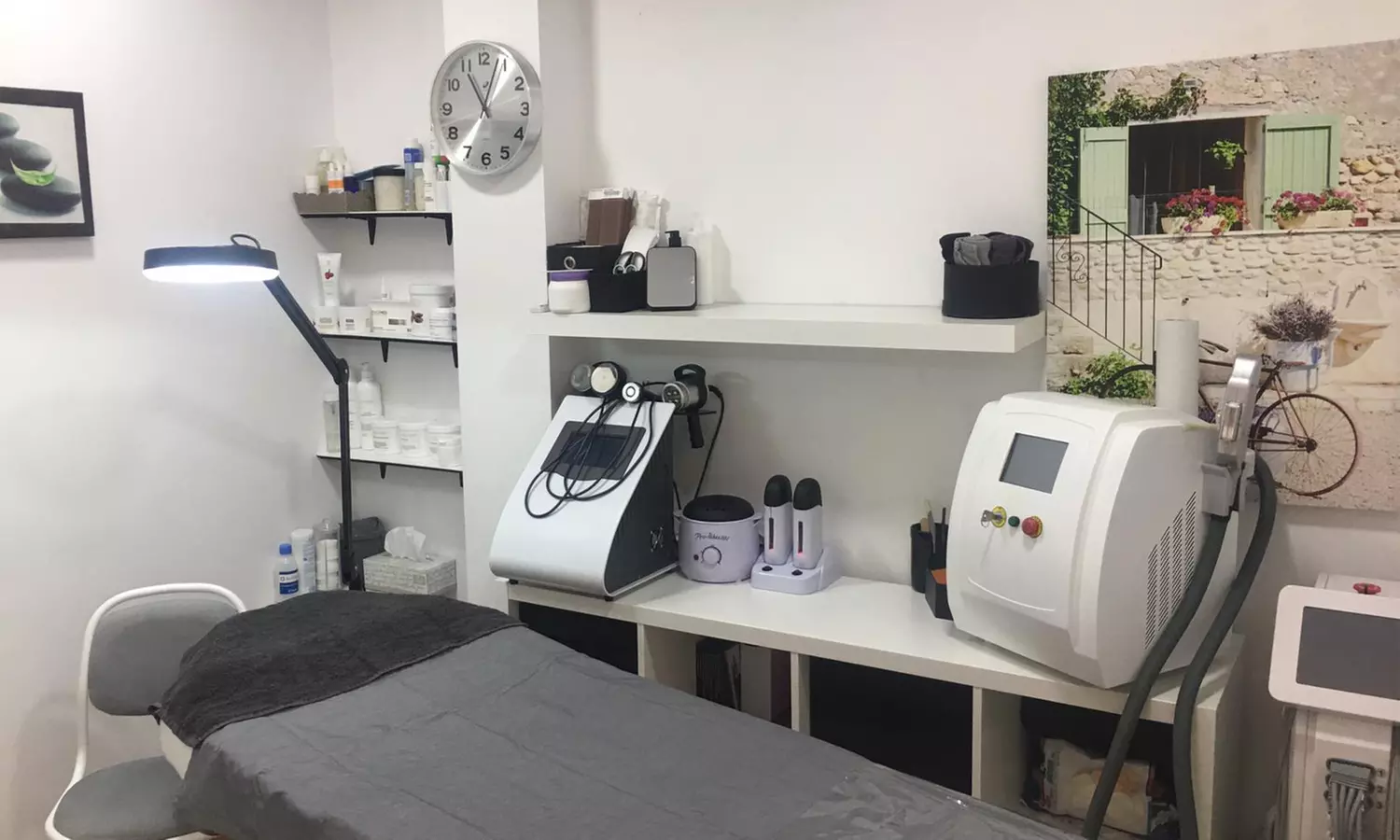 Higiene facial con peeling