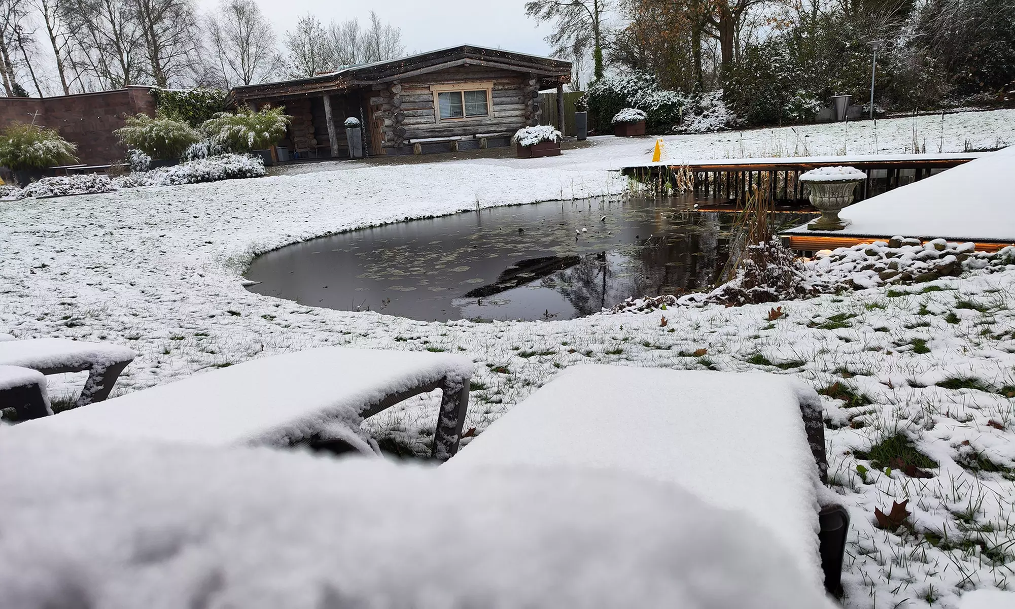Geniet van diverse sauna's in een groene oase
