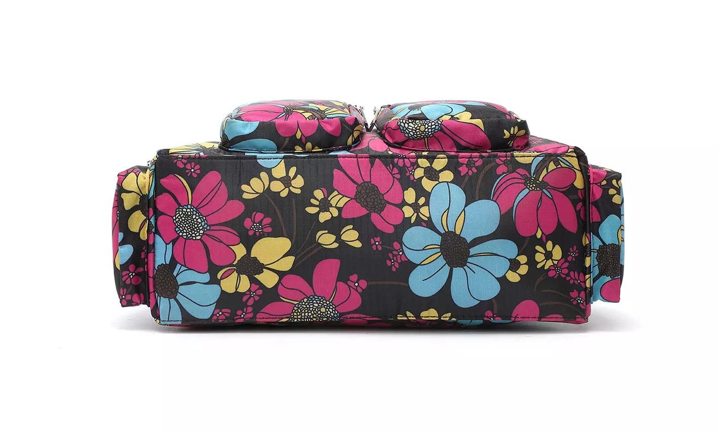 Multi-Pocket Crossbody Tote Bag