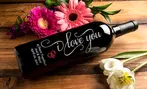 Personalized Wine Gift: Custom Etched Wine Bottles & Gift