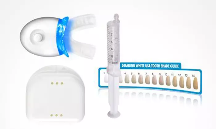 $13.99 for a 3D Teeth-Whitening Kit with Free Lifetime Gel Refills from Diamond White USA ($149 Value)   - Second Medium
