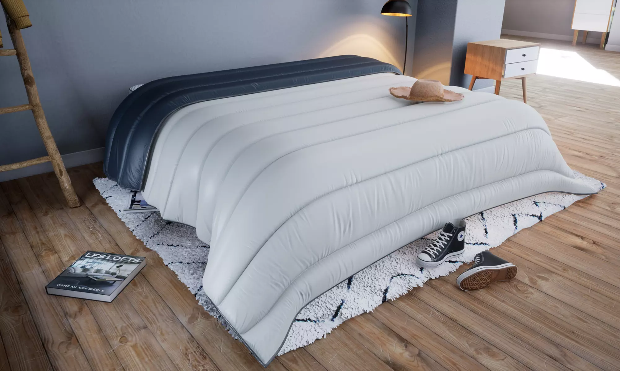 Couette bicolore 300 g "Brume" de Royal Jack