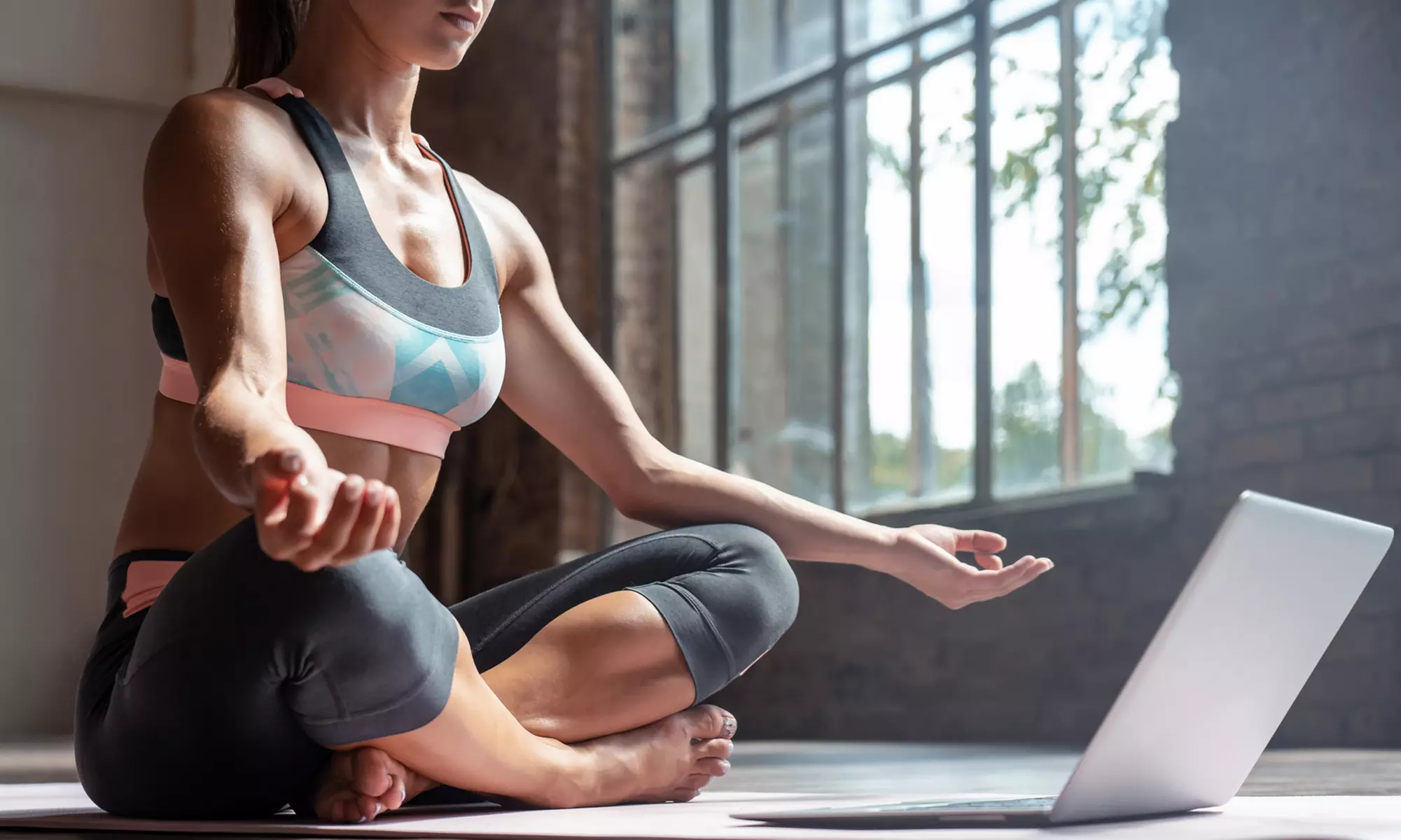 Up to 34% Off on 60-Min Private Yoga Session or Four Session Yoga Package Via Zoom at LoveLightandSage - Primary Image