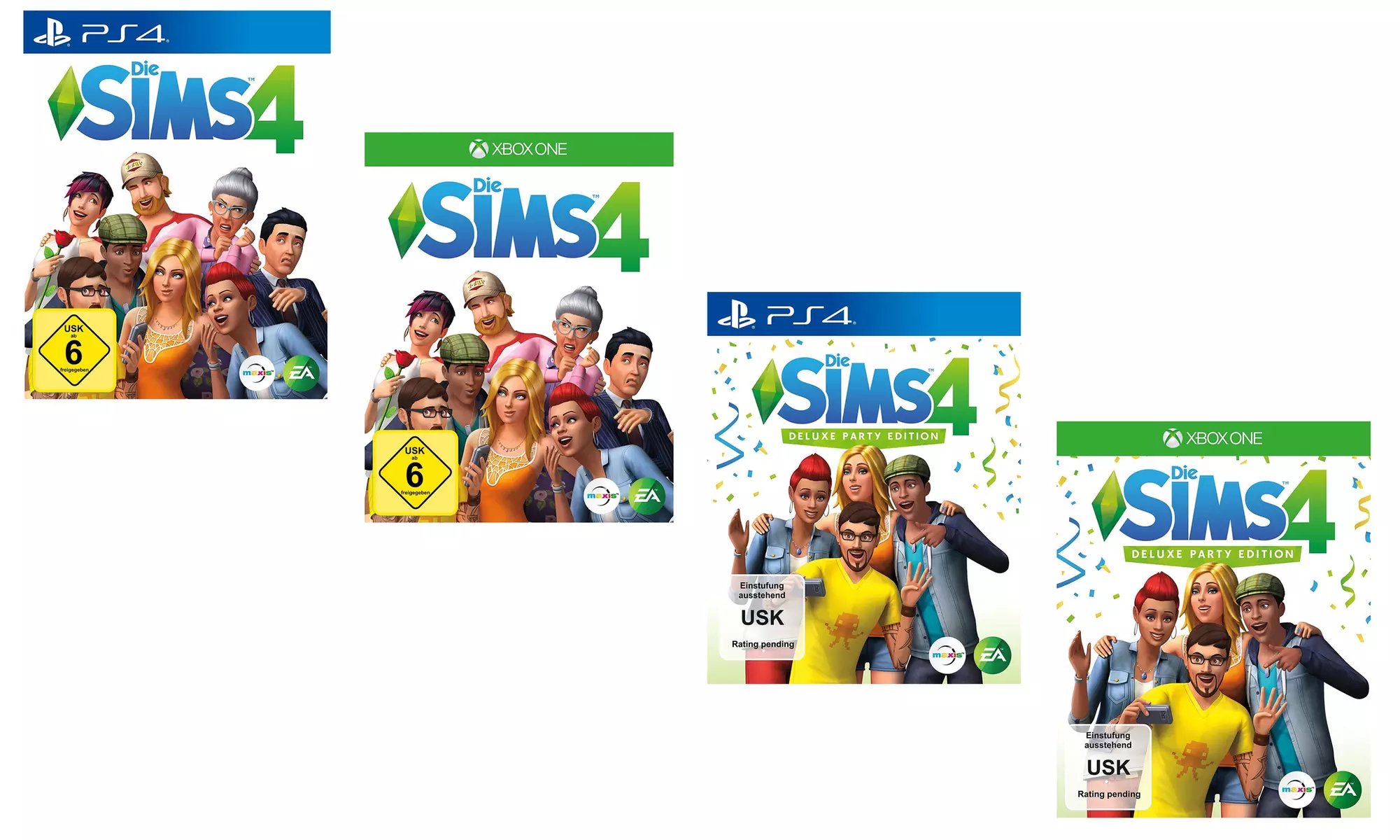 Die Sims 4 oder Die Sims 4 Deluxe Party Edition für Playstation 4 oder Xbox One - Primary Image