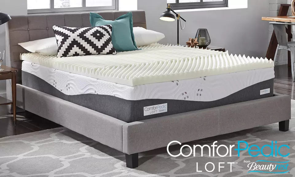 ComforPedic Loft from Beautyrest 3" Memory Foam Three-Zone Topper - Primary Image