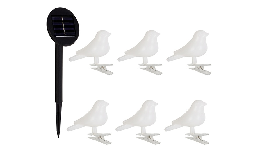 Image 6: Solar Bird Tree Lights