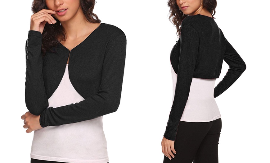 Image 2: Women's Long Sleeve Bolero