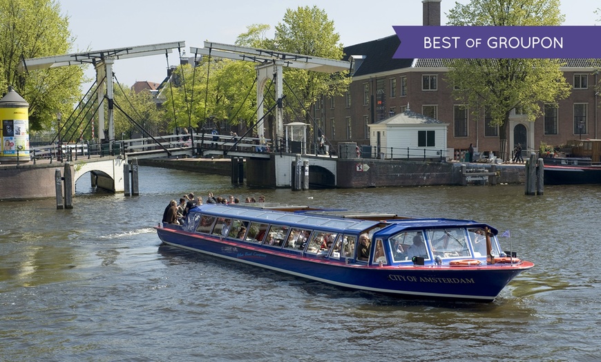 Image 1: Amsterdam City Canal Cruise Ticket